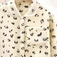 thumbnail image 3 of Pandaie 2 Piece Toddler Boys Girls' Winter Fleece Coat Pajama Set Warm Plush Tops Pants Sleepwear Pjs Outfits Black,2-3 Years, 3 of 4