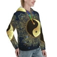 thumbnail image 6 of Salouo Yin And Yang Mandala Pattern Hoodie Sweatshirts for Women, Autumn Pullover Hoodie Workout Sweat Women's Long Sleeve Preppy Sweatshirts-Small, 6 of 7