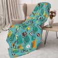 thumbnail image 3 of Sikiie Trucks And Excavators Cozy Flannel Fleece Throw Blanket: Lightweight & Thick for All Seasons - Perfect for Women, Men, & Kids"80"x60", 3 of 6