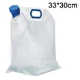 thumbnail image 2 of Water Container Bag, Food Grade Clear Plastic Storage Jug for Camping Hiking Backpack Emergency, 2 of 5