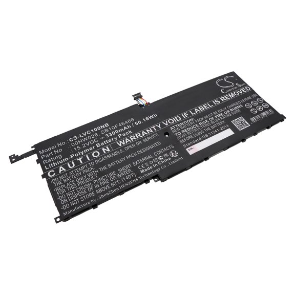 Battery for Lenovo ThinkPad X1 Yoga 00HW028 01AV439 01AV458 SB10F46466 TP00076A
