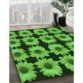 thumbnail image 2 of Ahgly Company Indoor Rectangle Patterned Deep Emerald Green Area Rugs, 5' x 7', 2 of 6