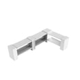 thumbnail image 1 of EverBlock 2 Level Double Corner Shelving Kit B | For Office, Playroom & Bookshelves | Giant Building Blocks | Easy to Connect & Reuse | Indoor & Outdoor Use | Build Displays & Structures | Dark Gray, 1 of 1