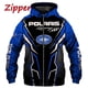 thumbnail image 3 of Nueva sudadera con cremallera para hombre de la marca Polaris Racing RZR Neutral Dirt Bike Snowmobile Jersey para exteriores Chaqueta informal para hombre Envío gratis, 3 of 5