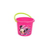 amscan disney minnie mouse party jumbo favor bucket, hot pink/lime green, 7" x 9 1/4"
