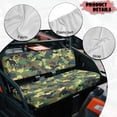 thumbnail image 5 of FKELYI Mule Bench Seat Cover Dustproof UTV Seat Cover Compatible with Kawasaki Mule 600/610 Camo Green Dinosaur Print 2 Pcs Anti-Scratch Seats Protector Decor, 5 of 7