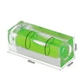 thumbnail image 2 of GJX 3Pcs Square Mini Spirit Level Bubble Small Leveller For Leveling Tubular 40mm, 2 of 6