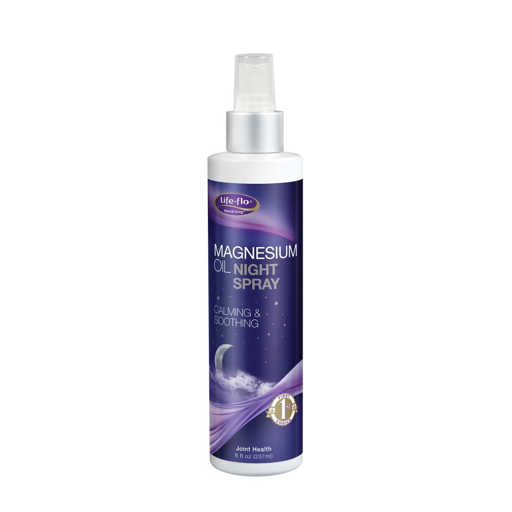LifeFlo Magnesium Oil Night Spray Magnesium Chloride from Zechstein Seabed Massage onto