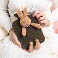 thumbnail image 2 of Bouillotte Classique en PVC Premium avec Housse d'Animal en Peluche Mignon, 2 of 5