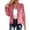 Pink, variant on Bomber Jacket Women Fall Lightweight Long Sleeve Casual Faux Suede Zip Up Jackets Coat Outerwear Streetwear