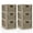 Tan 3-Drawer, variant on Costway 1 PCS 2-Drawer Cabinet with Wicker Patterns, Handles for Bedroom, Bathroom Tan