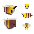 thumbnail image 4 of Lámpara De Abeja Minecraft Malubero, Amarillo, 4 of 5