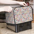 thumbnail image 7 of Uemuo Passport Stamp Print Toaster Cover 2 Slice, Small Kitchen Appliance Covers, Toaster Oven Cover with Loop, Bread Machine Cover Dust Cover Protection, 7 of 7
