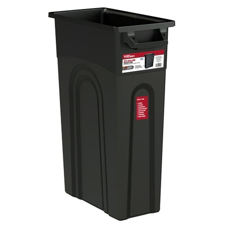 Hyper Tough 23 Gallon Highboy Waste Container TI0059 - Black