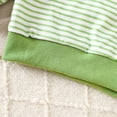 thumbnail image 5 of Tiijoy Newborn Boys Outfits Cotton Striped Embroidery Sweatshirt and Pants Set, Sizes 6-12M, 5 of 6