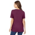 thumbnail image 2 of Woman Within Plus Size Perfect Crewneck Tunic, 2 of 6