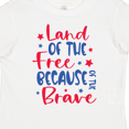 thumbnail image 4 of Inktastic Memorial Day Land of the Free Because of the Brave Boys or Girls Toddler T-Shirt, 4 of 5