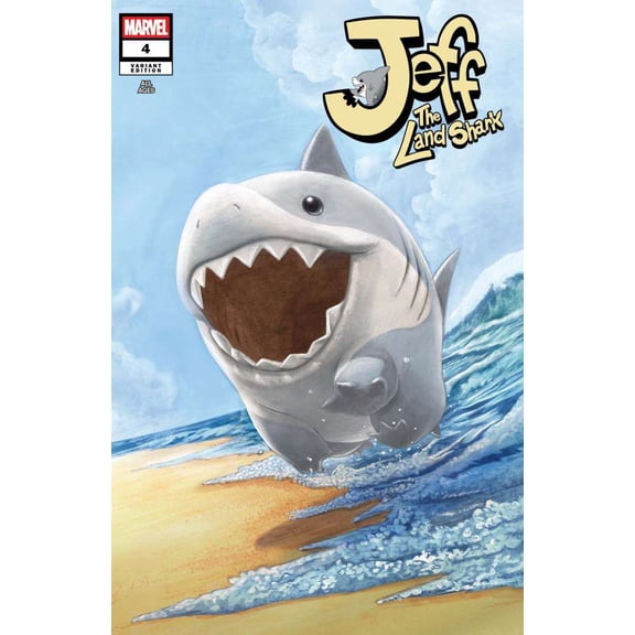 Jeff The Land Shark #4B VF ; Marvel Comic Book