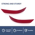 thumbnail image 6 of Pair Rear Bumper Reflector Light Left & Right Fit For 2008-2011 Mercedes-Benz ML320 ML350 ML550 ML63, 6 of 10
