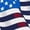 Classic Navy with Flag, variant on Men's Americana Graphic T-Shirts