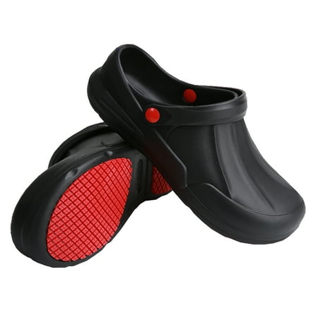 

FULORIS Oil Resistant Chef Shoes Clogs Nursing Clogs Shoes Slip Resistant Kitchen Shoes Waterproof Work Shoes for Women Men