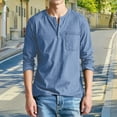 thumbnail image 2 of PMVFHDE Long Sleeve Shirts For Men Thermal Winter Base Layer Slim Fit Crew Neck Soft Breathable Casual Top, 2 of 4