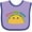 Lavender and Purple, variant on Inktastic Peace Love Tacos Boys or Girls Baby Bib