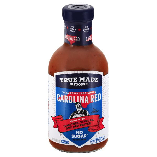 True Made Foods Carolina Red Style BBQ Sauce, 18 Ounce -- 6 per case ...