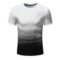thumbnail image 5 of Sngxgn Mens Short Sleeve Gym Bodybuilding Tshirts Crewneck Tees Shirts Tops(Khaki,XL), 5 of 5