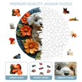 thumbnail image 4 of Puzle de madera Qiuenisray con efecto de visión 3D, diseño de perro blanco, 200 unidades, 4 of 7