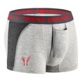 thumbnail image 2 of JUUYY Men's Underwear Boxer Briefs, Nylon Stretch Moisture-Wicking Underwear, Athletic Underpants Gray XXXL, 2 of 8