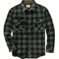 thumbnail image 4 of Legendary Whitetails Men's Navigator Fleece Button Up Long Sleeve Plaid Clothing for Men, Casual Heavyweight Warm Flannel, 4 of 5