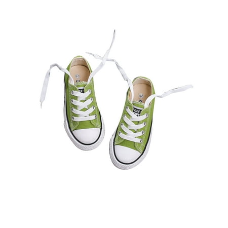 

Fangasis Unisex Walking Shoe Lace Up Flats Canvas Skate Shoes Womens Mens Casual Sneaker Travel Breathable Comfort Sneakers Dark Green 1Y