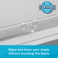 thumbnail image 5 of LEVOLOR Custom Expressions Collection, Cordless Room Darkening Roller Shade, Blue, 31 1/4" Width x 48" Length, 5 of 9