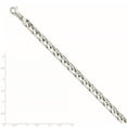 thumbnail image 2 of Solid 14K White Gold 8.0mm Fancy Link Bracelet, 2 of 2
