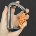 thumbnail image 2 of Mosquetón Escalada 30 KN para en Camping (tornillo Gris), 2 of 4
