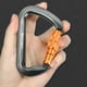 thumbnail image 2 of Mosquetón 30kN Escalada para Escalada en Roca Camping Gimnasio Rescate (Tornillo) Gris, 2 of 4