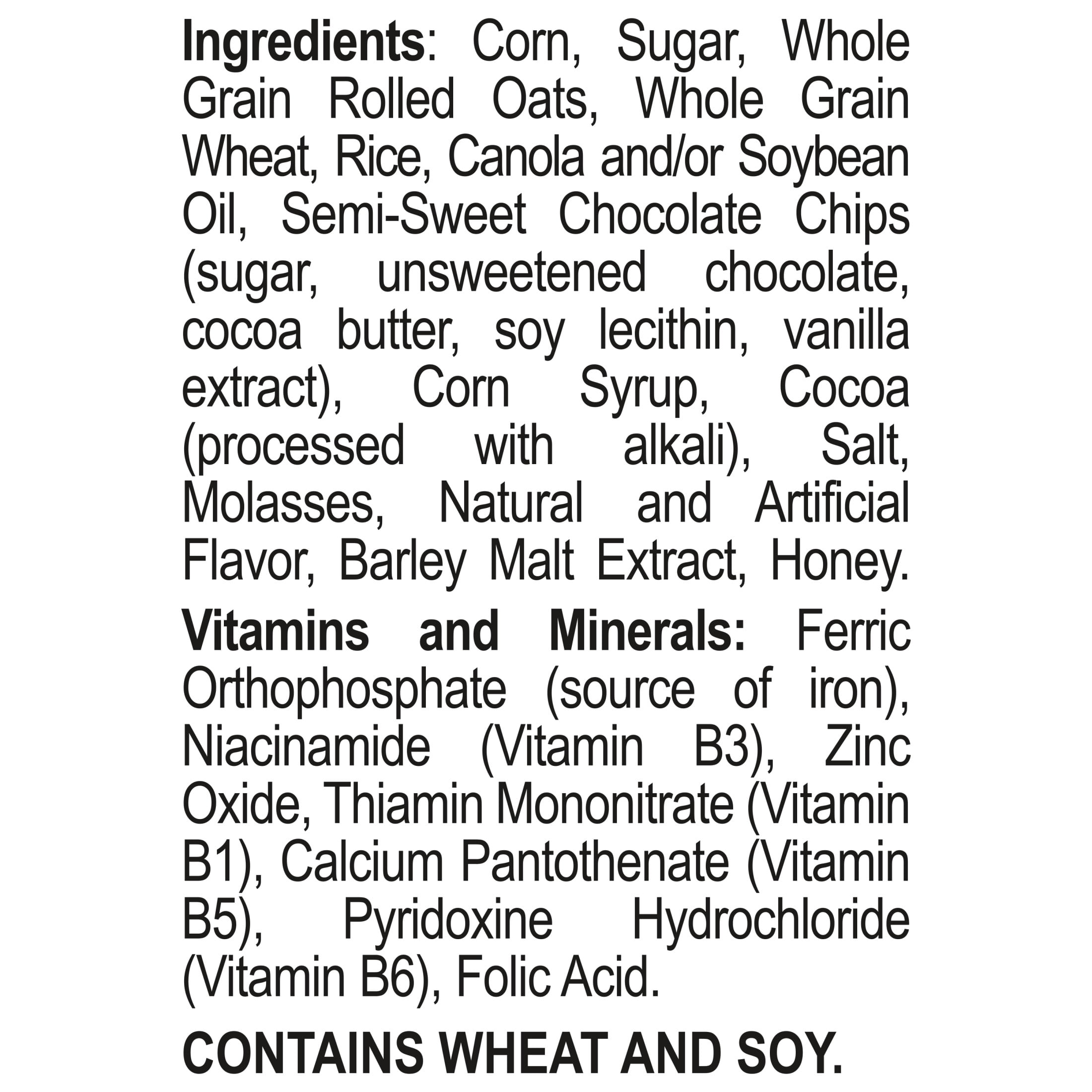 Honey Bunches of Oats Chocolate Breakfast Cereal, Made with Whole Grain Cereal, 18oz Box