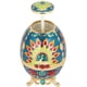 thumbnail image 5 of Palillero de metal retro con forma de huevo de pavo real, portátil y multifuncional., 5 of 14