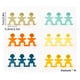 thumbnail image 5 of Ganfancp Cute Little Man Stacking Stacking High Educación Infantil Coordinación Ojo-Mano Entrenamiento Fino Puzzle Juguetes Rebajas Flash Deals 1*Juego de Jenga, 5 of 7
