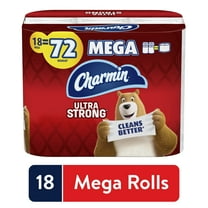 Charmin Ultra Strong Toilet Paper, 18 Mega Rolls