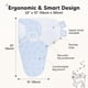 thumbnail image 2 of Paquete de 3 sacos de dormir orgánicos para bebé, saco para recién nacido, pañales ergonómicos para bebés de 0 a 3 meses, sacos de dormir para recién nacidos, saco de dormir para bebé, manta para bebé, 2 of 9