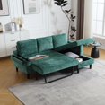 JINNA Sleeper Sofa, 4in1 Convertible L Shaped Couch with Pull Out Bed