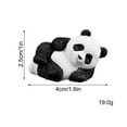 thumbnail image 2 of 2025 New Resin Panda Figurine Desktop Ornament Cute Mini Bear Statue for Birthday Party Cake Topper Tabletop Indoor Decoration Unique Idea, 2 of 8