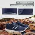 thumbnail image 5 of FitVille Mens Walking Shoes Wide Width Lightweight Men’s Wide Athletic Sneakers (Black, 11 x-Wide), 5 of 7