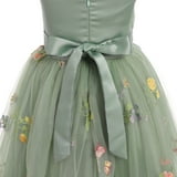 Spaghetti-Straps Princess Dress Flower Girl Dress Birthday Party Dresses main image 1