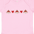 thumbnail image 4 of Inktastic Sock Monkey Heart Border Boys or Girls Baby Bodysuit, 4 of 5
