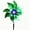 Green, variant on Reflective Bird-Scare Windmill, Rotating Holographic Garden Pinwheel, Pest-Deterrent Yard Decor, 19.6" Tall(Silver)