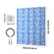 thumbnail image 3 of Bathroom Curtain Waterproof Cloth Proof Non Perforated Toilet High End Shading Curtain Shower Partition Door Curtain, 3 of 7