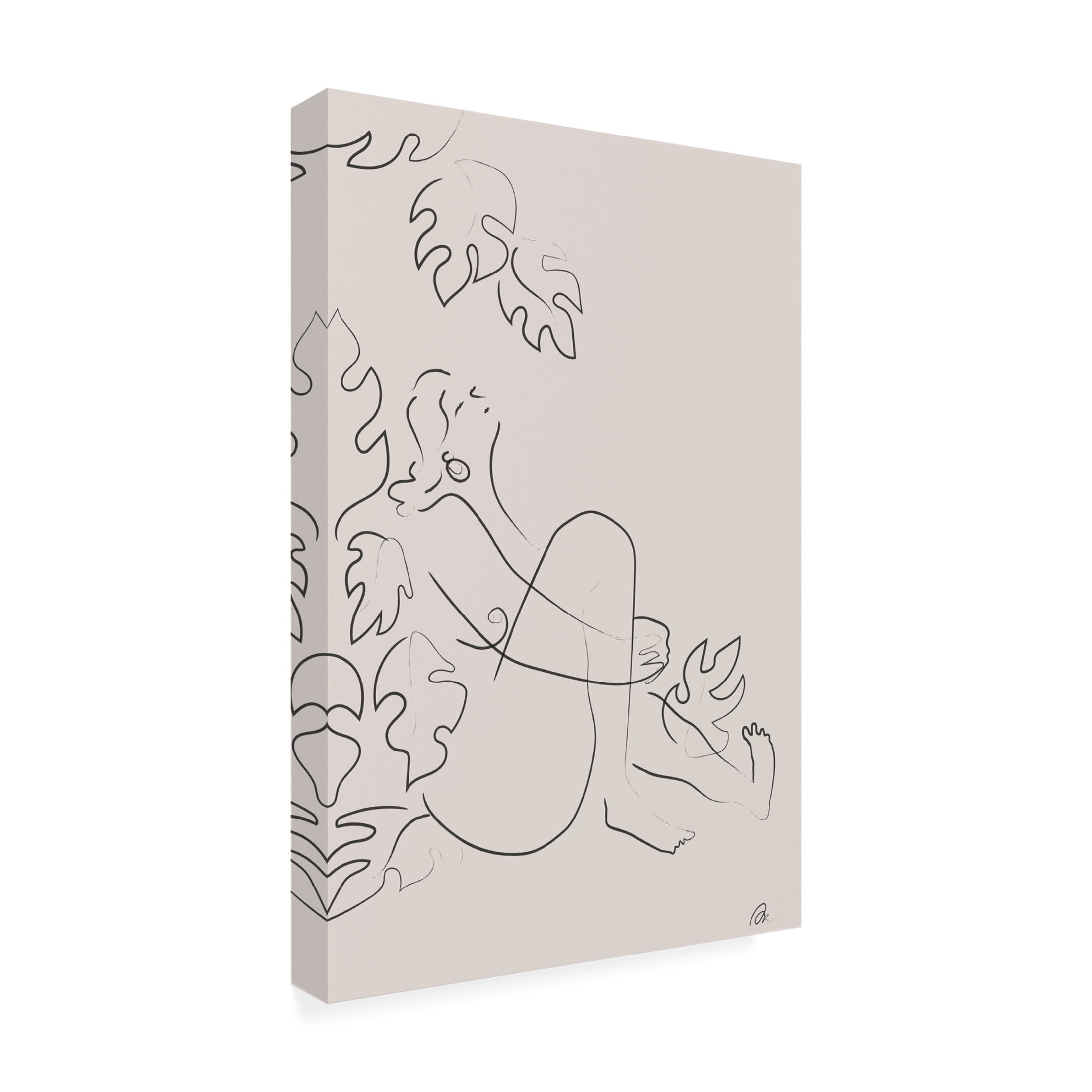 Trademark Fine Art Pictufy Studio Embrace Nature Beige Canvas Wall Art